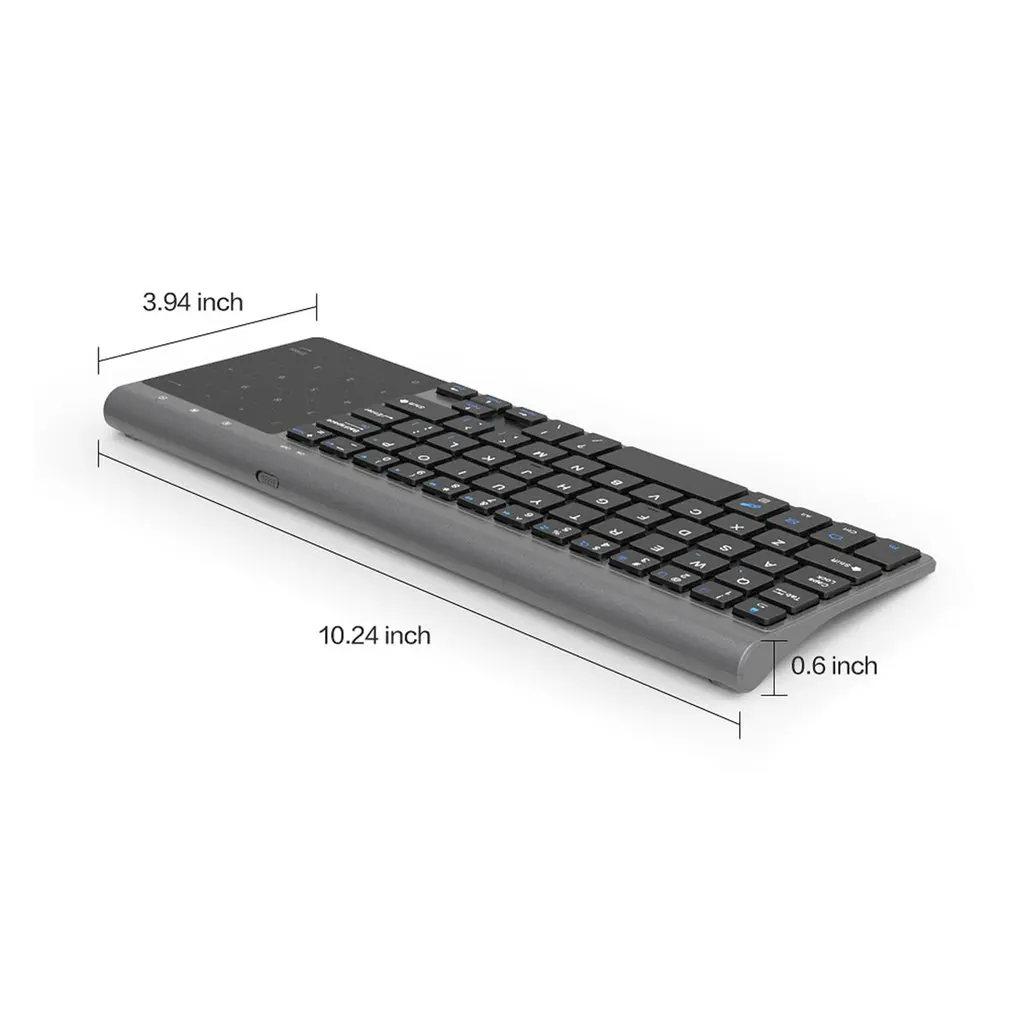 2.4Ghz Wireless Mini Keyboard With Number Touchpad Portable Thin Numeric Keypad For Tablet Desktop Laptop PC Dropshipping