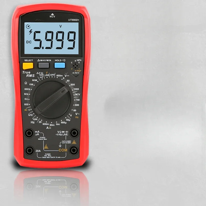 High precision digital multimeter UT890D + automatic intelligent anti-burn