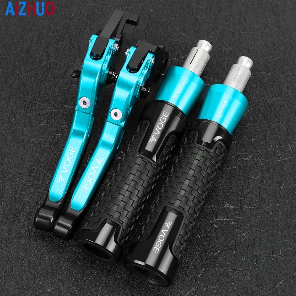 Motorcycle Adjustable Foldable Brake Clutch Levers Handlebar grips For LONCIN VOGE 300DS 300GY 250RR 300RR 350AC 300AC All years