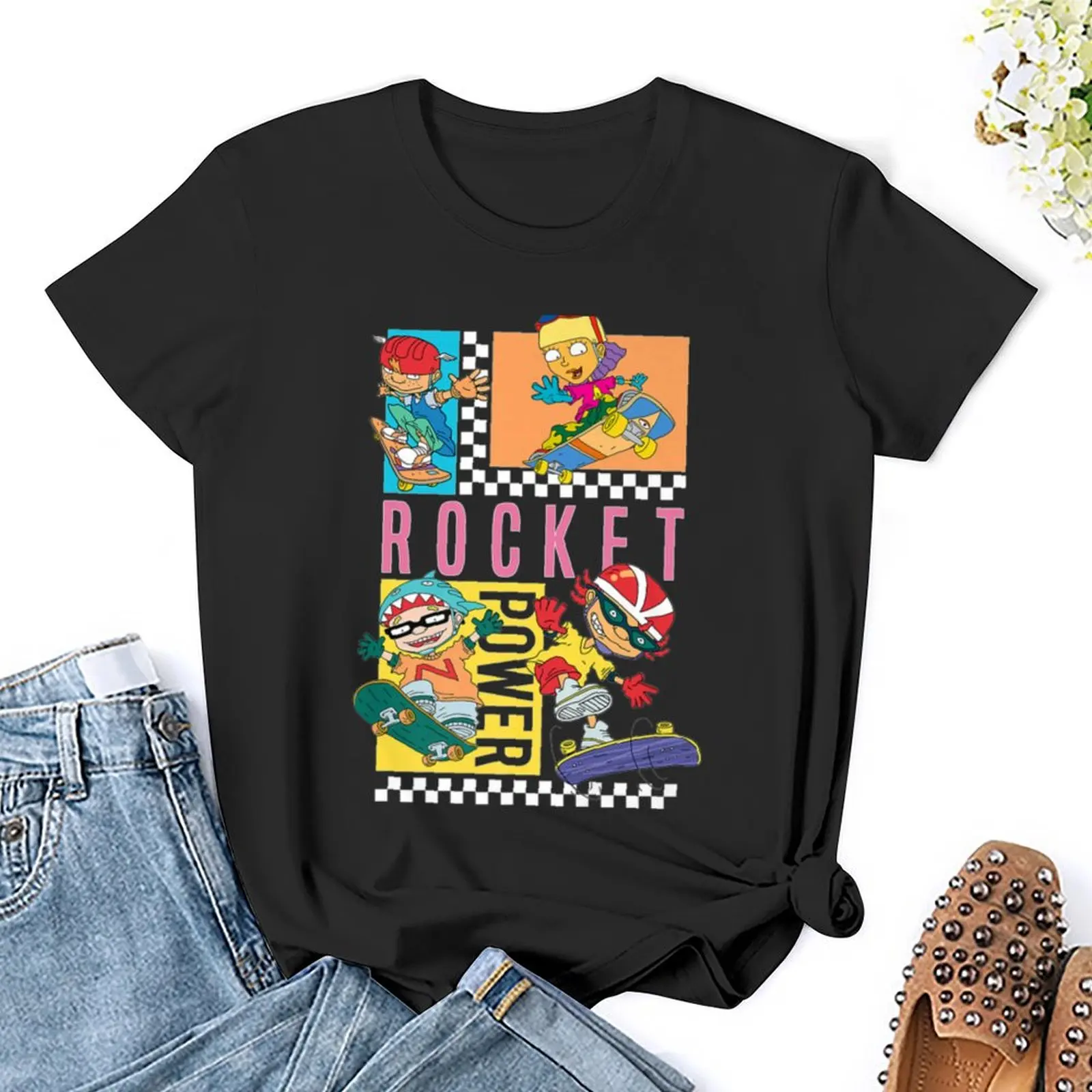 Kinder Power Grid Ontwerp Voor Mannen En Vrouwen T-Shirt Hippie Kleding Zomer Kleding Graphics Designer Kleding Vrouwen Luxe