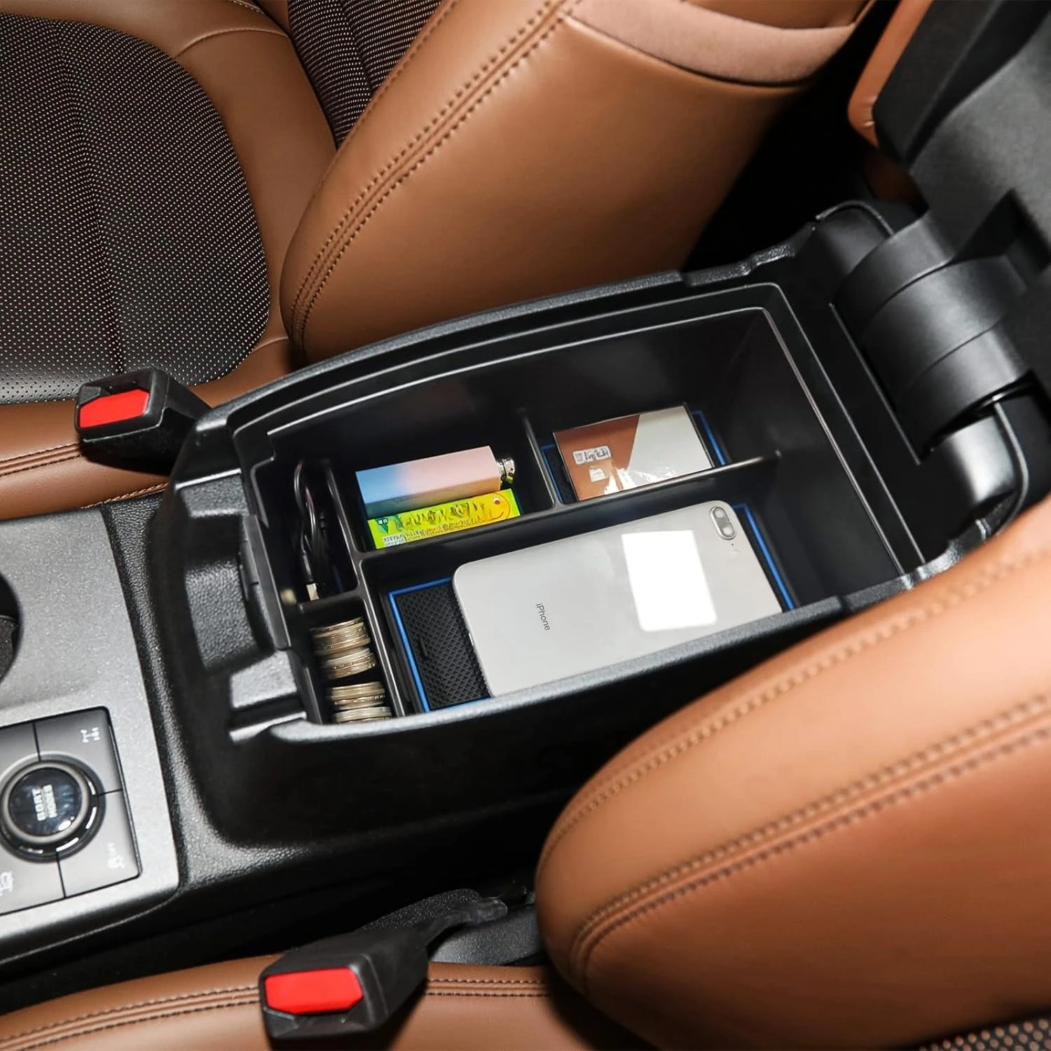 

Center Console Organizer for Ford Escape 2020 2021 2022 2023-2025 and 2021-2024 2025 Bronco Sport Accessories Armrest Car Box