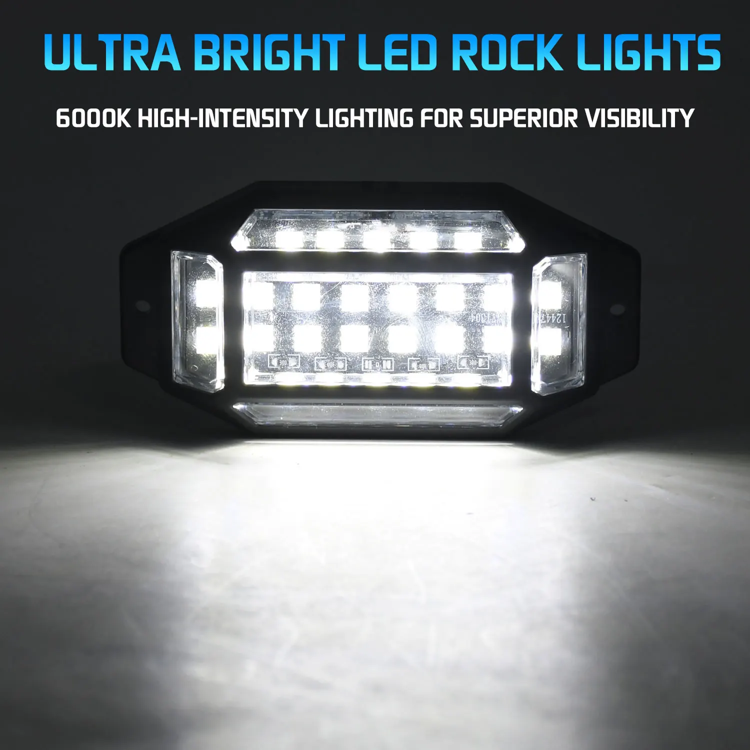 1x Car 6000K  Motorcycle Light  for Holding 30smd LED Decorative Chassis 4x4 Off-road Truck SUV Rock 12v Ambient Light