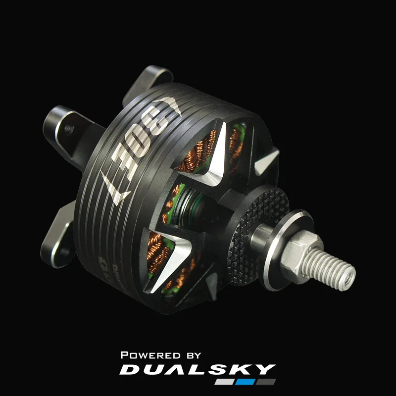 DUALSKY GA800 MKII 530KV/640KV/810KV 6S benzinli uçak için yüksek güç fırçasız Motor, sabit kanatlı uçak modeli 30E-40E