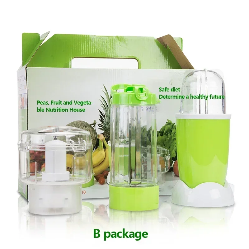 

220v Home 220V Food Machine Mini Mixer Milkshake Machine Meat Grinder Dry Grinding / Meat Three In One