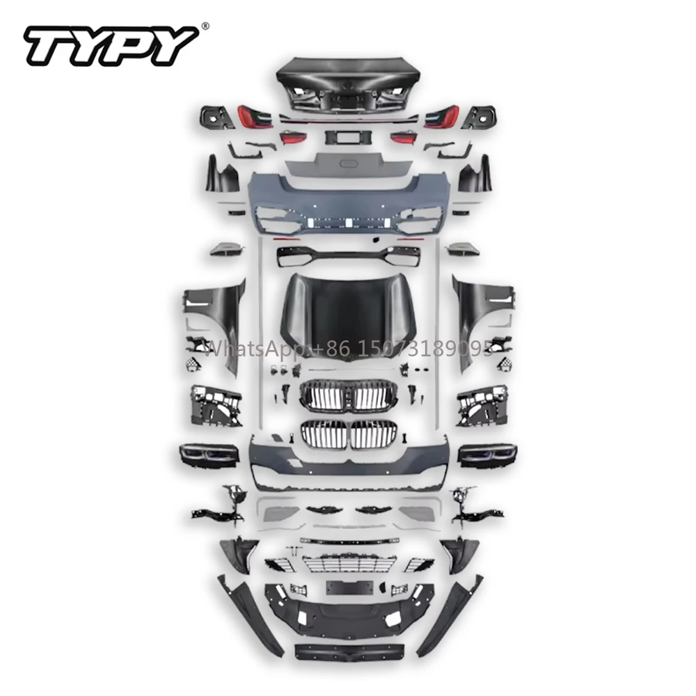 

Car Body Kit for 7 Series 2009-2015 F01 F02 Upgrade 2023 G11 G12 Front and Rear Bumper Headlight Taillight
