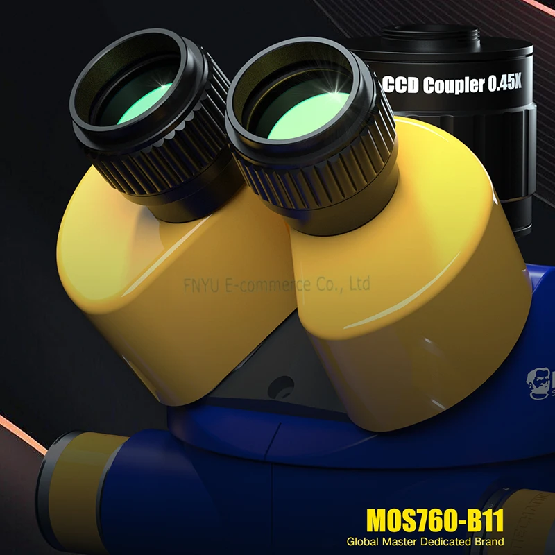 Microscopio Binocular mecánico MOS760, aumento de 7X-60X, rotación de 360 grados, soldadura de PCB para teléfono, MOS750