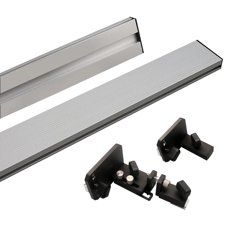 ENJOYWOOD Aluminum Alloy Router Table Plate Adjustable Support Bracket Ribbed Design Fine Adjustment Woodworking Tool