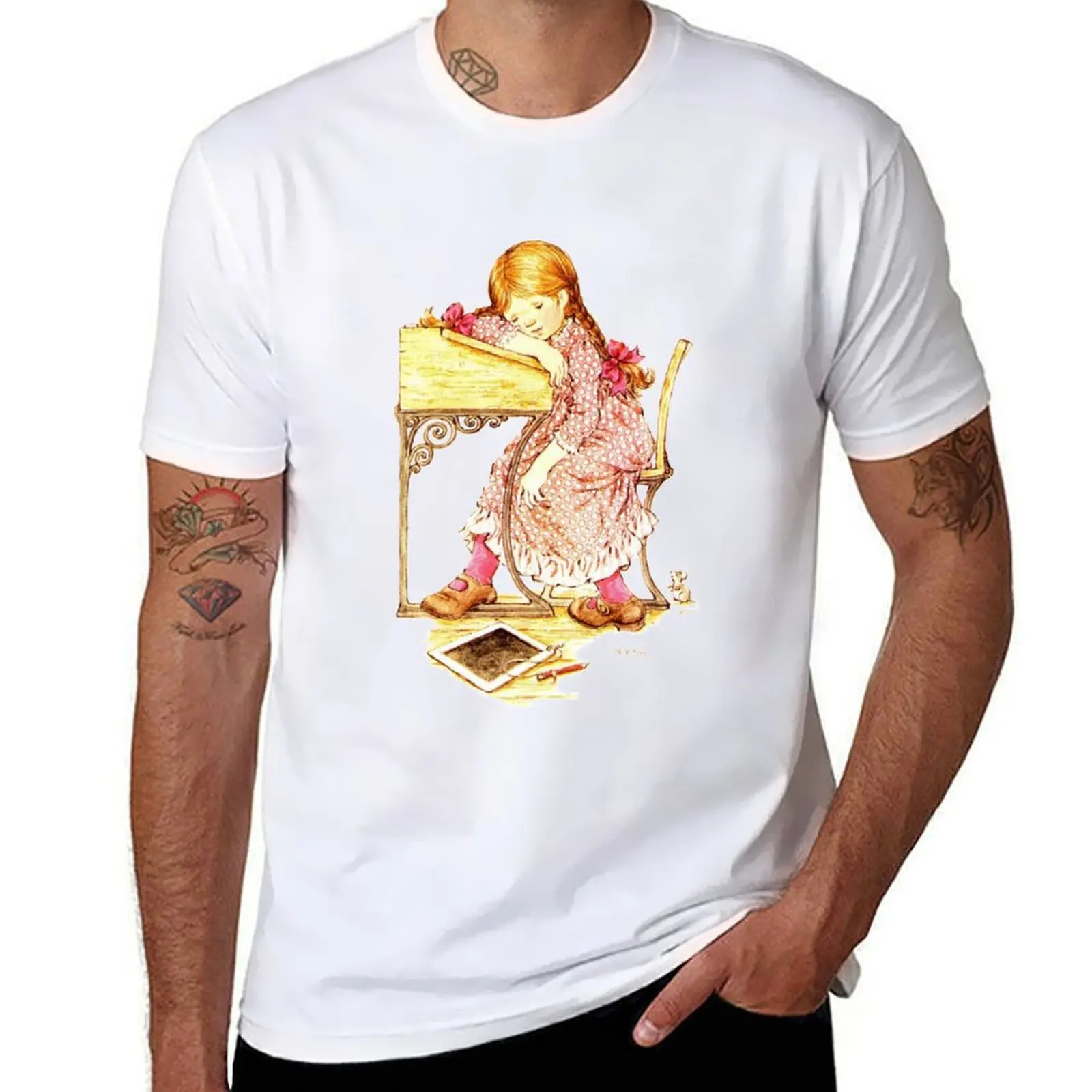 Sarah kay - Camiseta Sleepy Girl, camiseta casual de Halloween