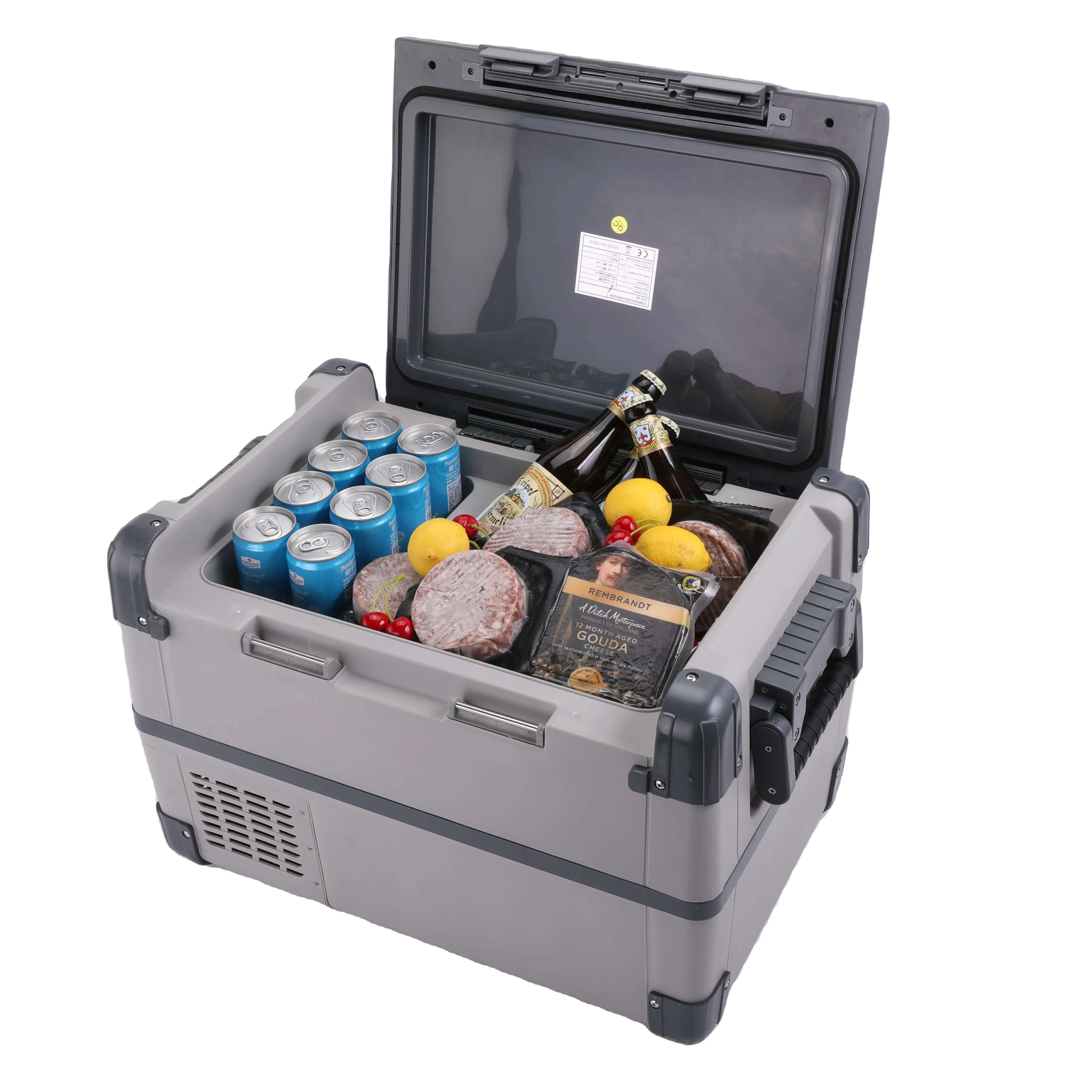 

EVERCOOL 33L classic DC compressor Refrigerator home MINI Car Fridge Portable Refrigerator For Camping Picnic And Hiking