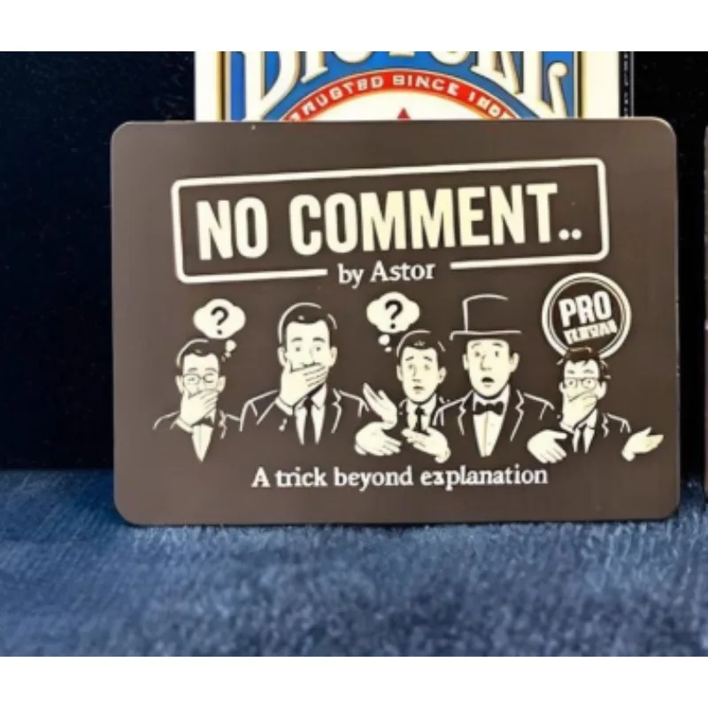 No Comment PRO (Astor Upgraded) - Ultra-Gładka Talia do Pokeru, Sztuczka Magiczna |   Profesjonalny efekt iluzji zbliżeniowej dla magików
