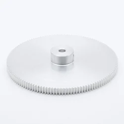Precision 0.5M 15-130 Teeth Aluminum Alloy Gear DIY Model PTZ Model Instrumentation Pinion Cylindrical Spur Gear wheel