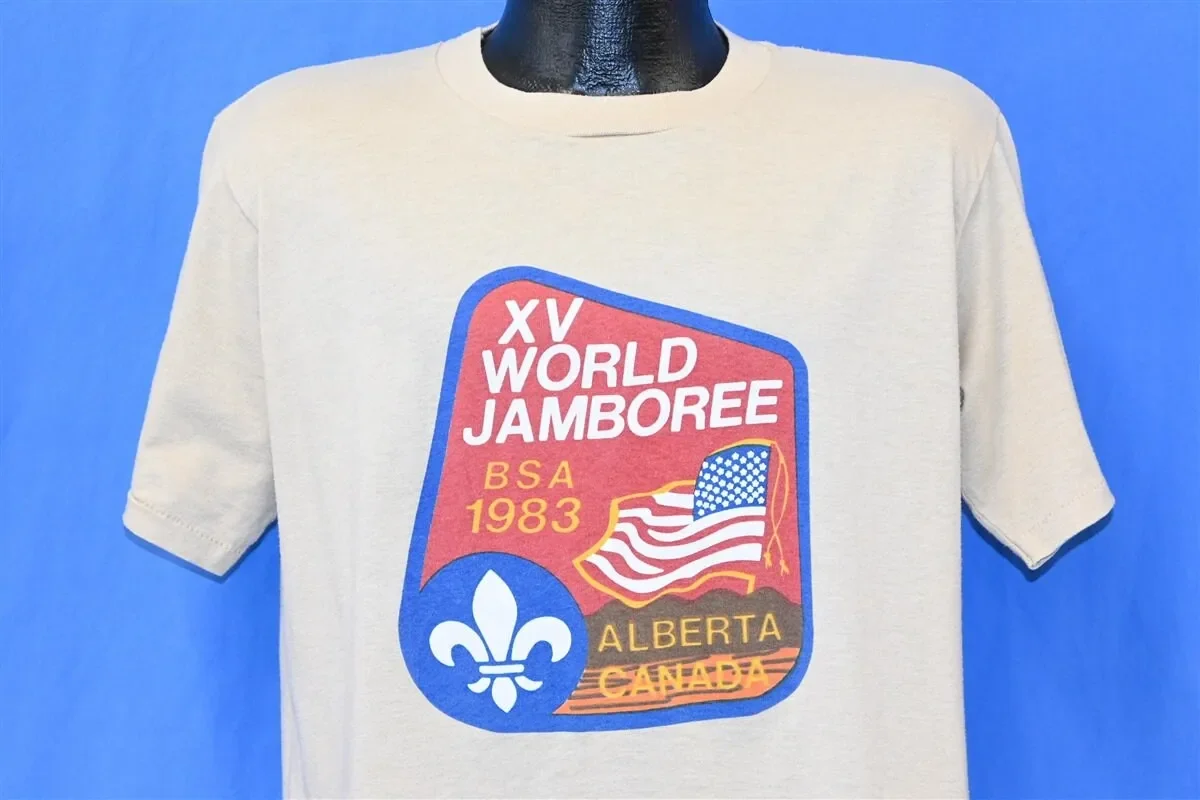 80s Boy Scouts of America 1983 World Jamboree Alberta Canada T-shirt