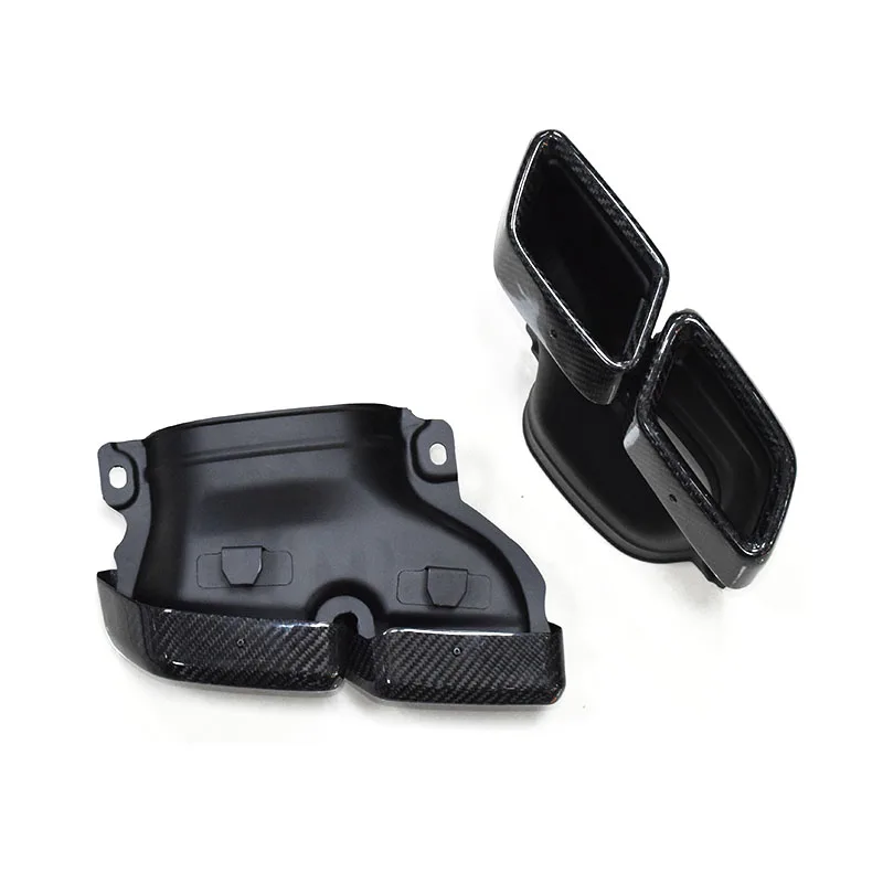 SYPES Custom Topsell Gloss Carbonfiber Exhaust Muffler Square Tip For 14-18 W205 C180 C200 C260c300 Modified C63 Sport Body Kit