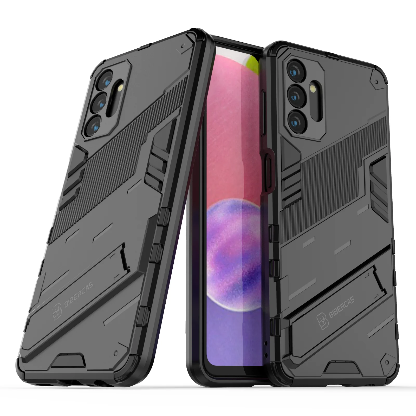 For Samsung Galaxy A13 5G A 13 Case Stand Armor Shockproof Phone Cases For Samsung A13 SM-A136U Magnetic Car Holder Back Cover