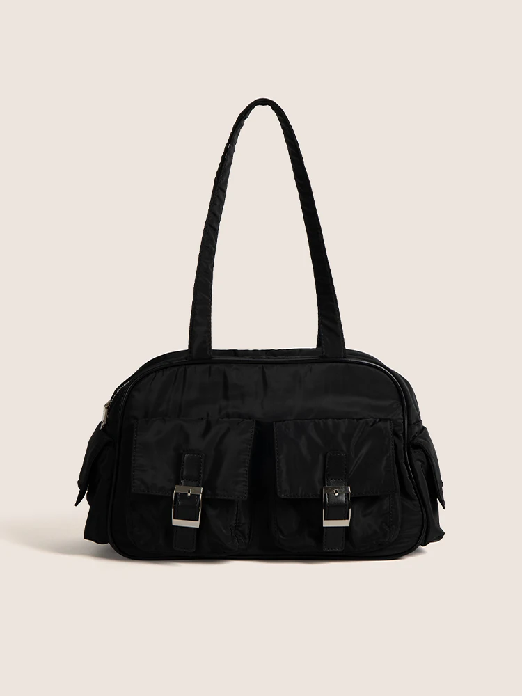 

Летняя большая нейлоновая тканевая многосторонняя сумка Dotlyn, повседневная цветная сумка-тоут на одно плечо, художественная ретро-сумка