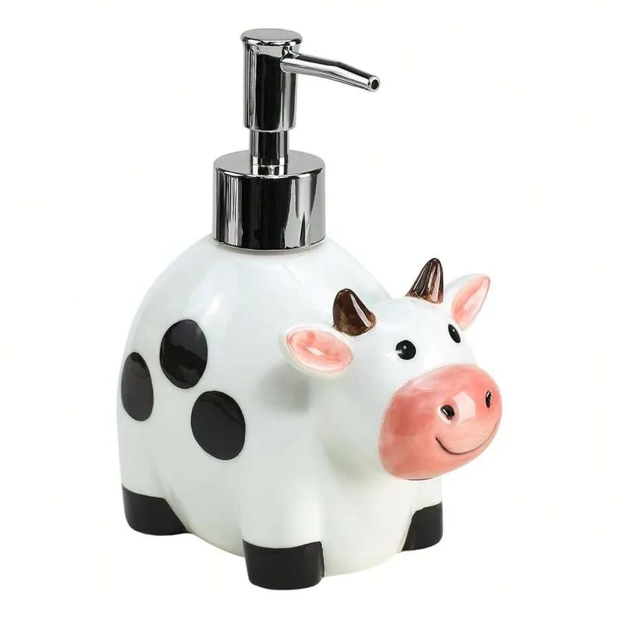 

Colias Wing Cute Cartoon Animal Shaped Soap Dispenser With Plastic Pump, Refillable Lotion Soap Bottle, Lotion Bottle, Hand Soa