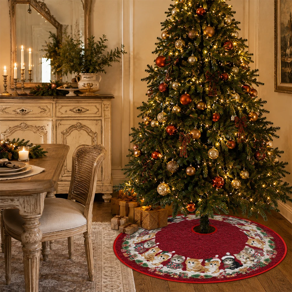 Jit, 1 unidad, faldón acolchad - Embroidery Xmas Decorations reseña y precio
