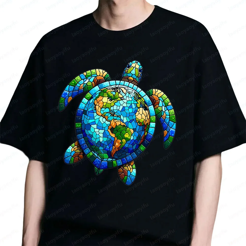 

Earth Day Sea Turtle Shirt Save The Planet Environmental Guardian Tshirt Happy Earth Day Unisex T-Shirt Men Women Casual Tee Top