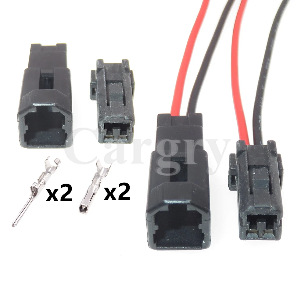 1 Set 2P 174056-2 174057-2 AC Assembly Auto Unsealed Connector For Mazda Car Tweeter Speaker Wiring Harness Socket