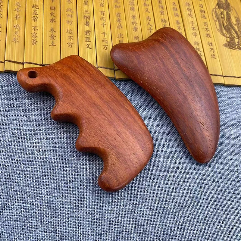 

Face Massager Gua Sha Board Rosewood/Chicken Wing Wood Scraper Facial Lift Body Scraping Massage Beauty Tools Physical Therapy