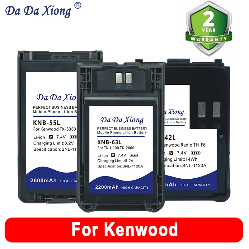 

KNB-63L PB-42L KNB-55L KNB-45L Battery For Kenwood Radio TK-3160 TK-3360 TK-2202 TH-F6 TH-F6A TK-260 TK-U100 TK-2000 NX-340