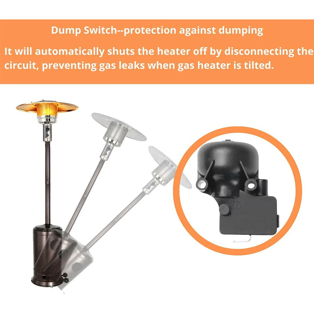 

Сменный комплект управления газовым обогревателем с пропаном и термопарой и переключателем наклона для ремонта наружных и настольных газовых обогревателей