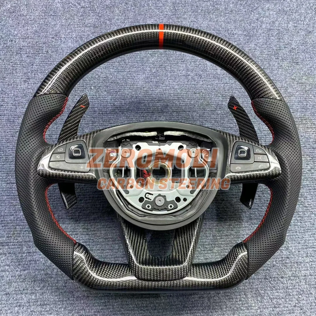 

Руль из натуральной кожи из углеродного волокна для Benz W205 204 W205 W213 A250 C-Class W213 E-Class