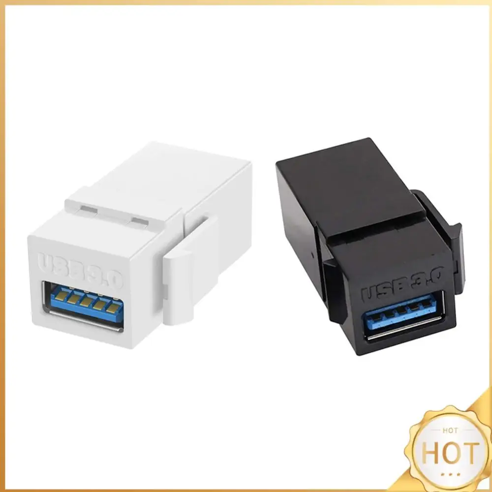 Female To Female Connector Female Coupler Insert for Wall Plate Outlet Panel USB 3.0 Keystone Jack Inserts Easy Installation