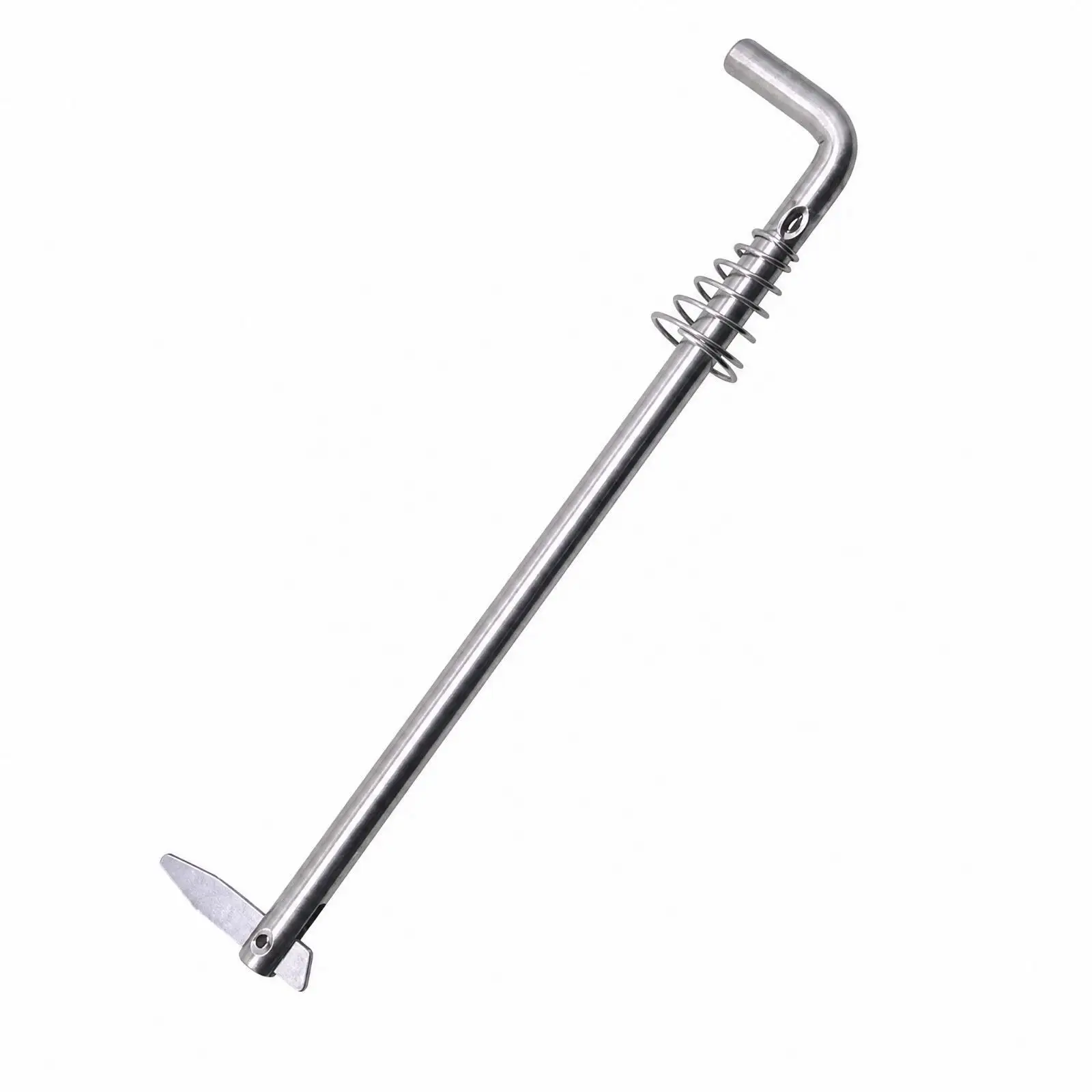 Outboard Motor Part Compatible Metal Tilt Thrust Rod with Coiled Spring Replacement for Marine Mechanics, Boat Owners