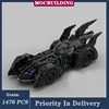 MOC Batmobile modelo de bloques de construcción serie UCS colección de películas juguetes regalo 1