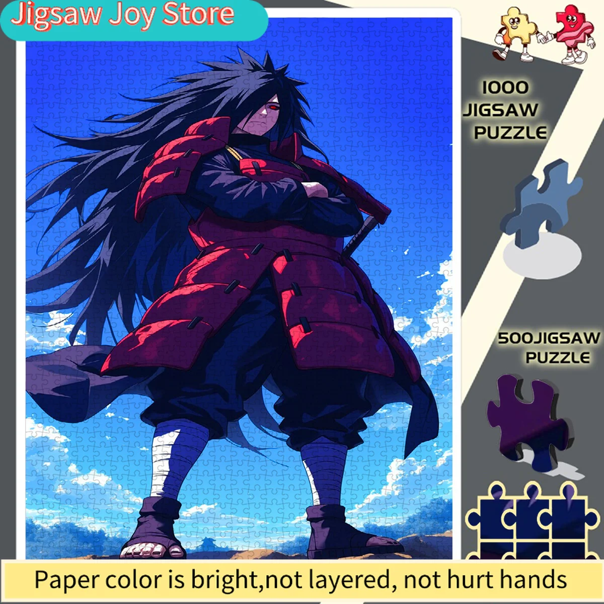 

Long-Haired Red-Clad Katana-Wielding Ninja, Awe-Inspiring Frameless Enthusiast'S Perfect Choice Paper Jigsaw Puzzle - Educatio
