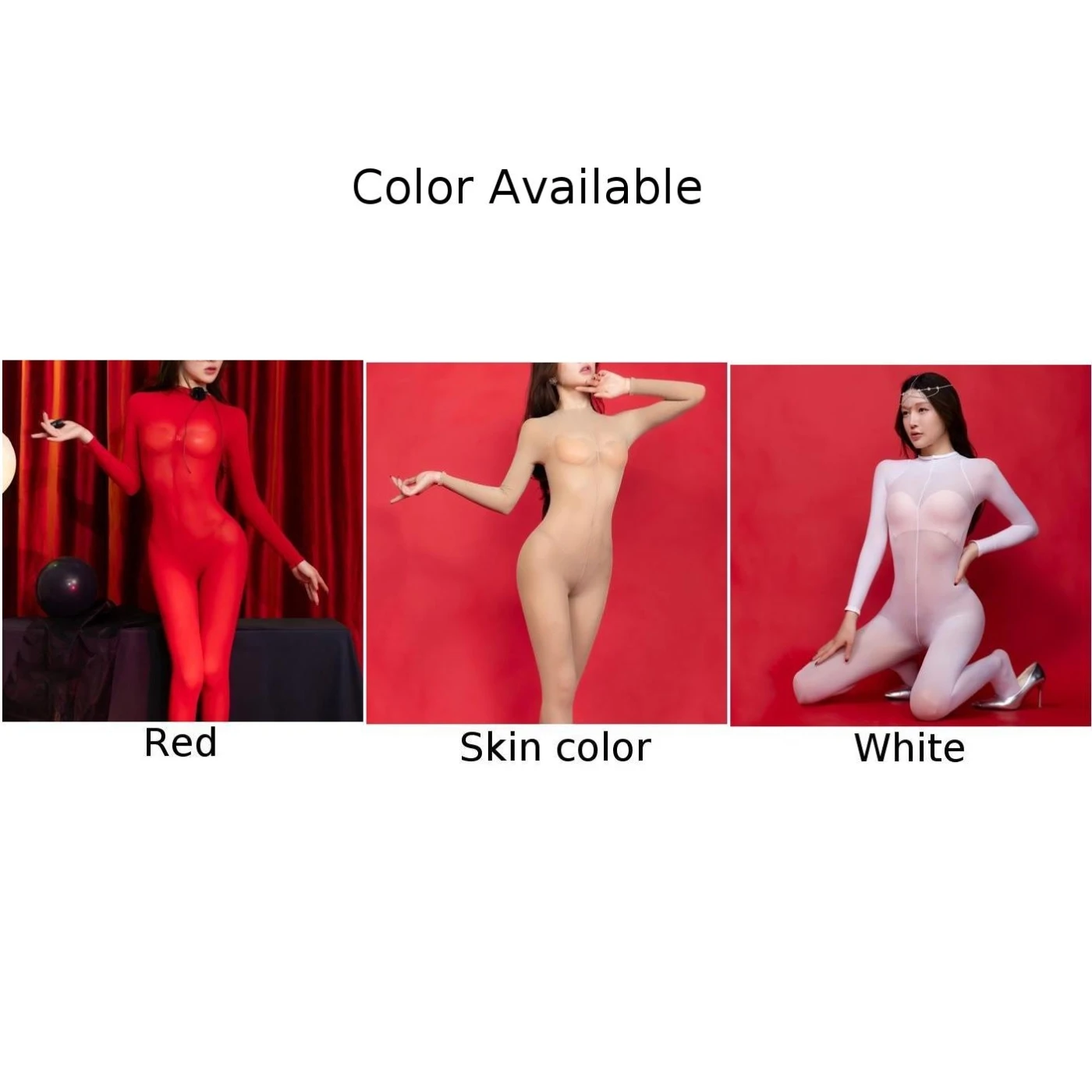 Sexy Lingerie Women Jumpsuit Thin See-Through Sheer Women Sexy Sheer Mesh Lingerie Costume Jumpsuit Full Bodystockings Tights