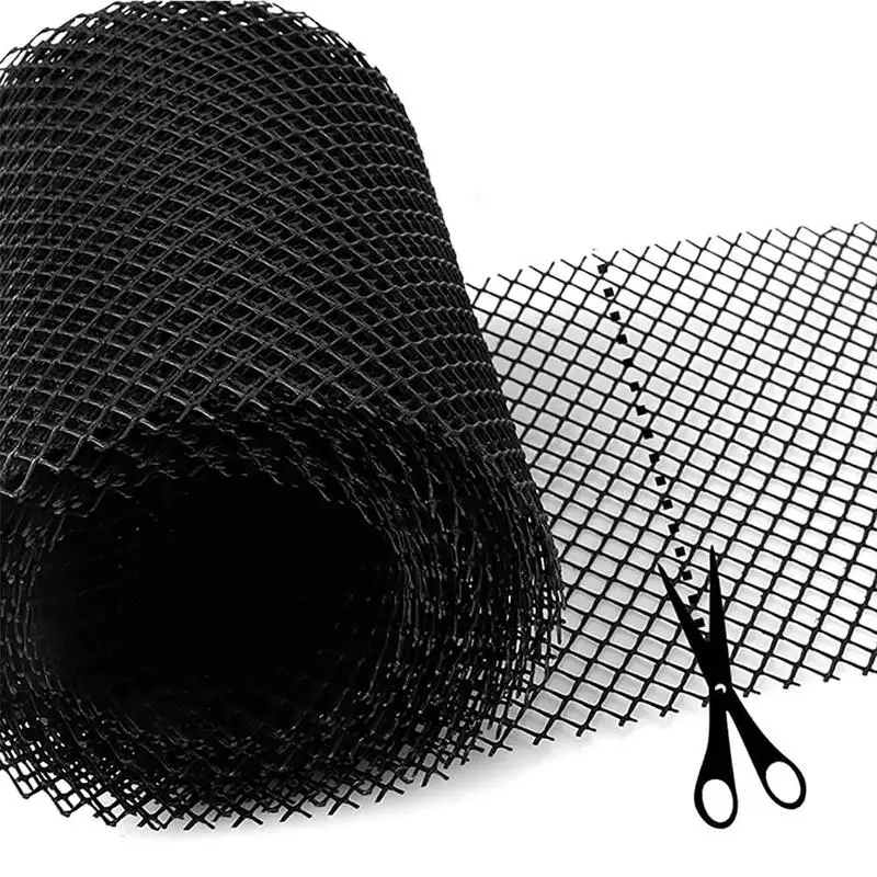 Gutter Guard From Leaves Plastic Mesh Gutter Safeguard Filter Strainer Block Leaves Prevent Clogging Garden Protection Net