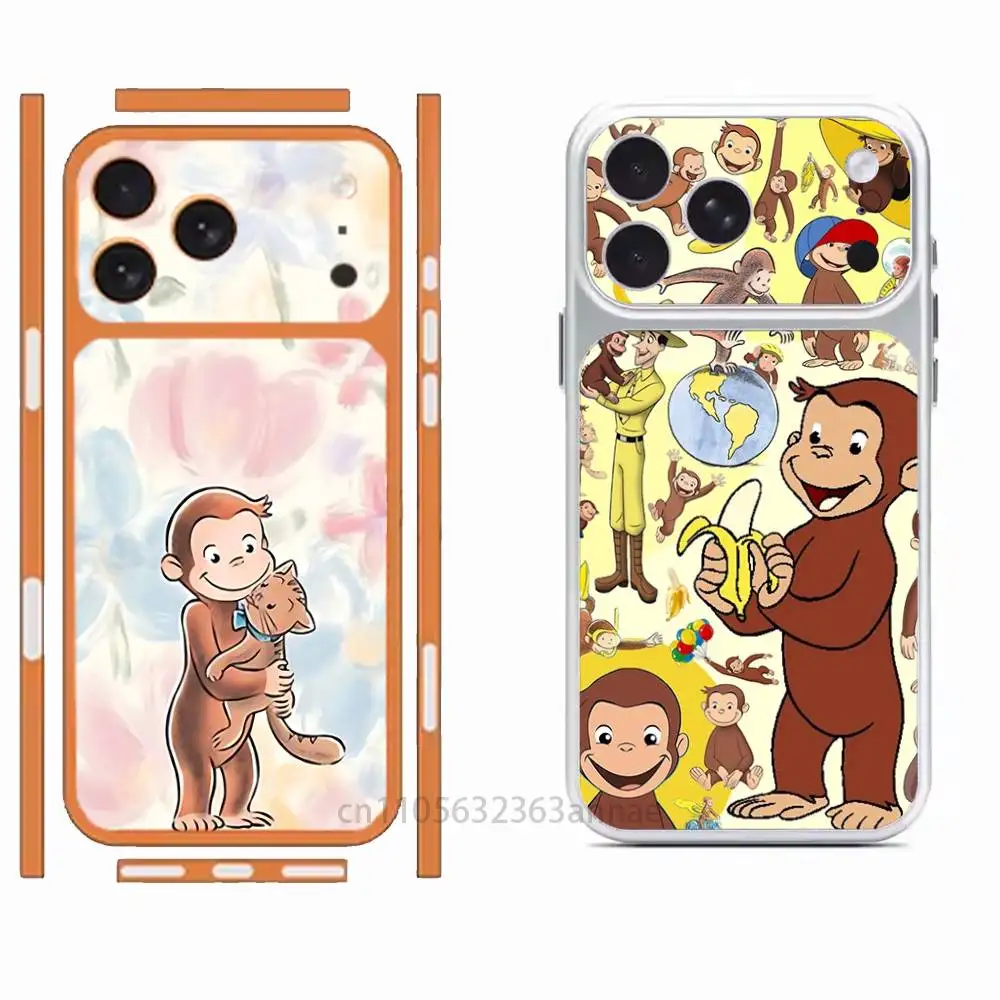 

Luxury Y2K Curious George HD/Matte Full Coverage Films For iPhone 17 Pro Max 17 Pro