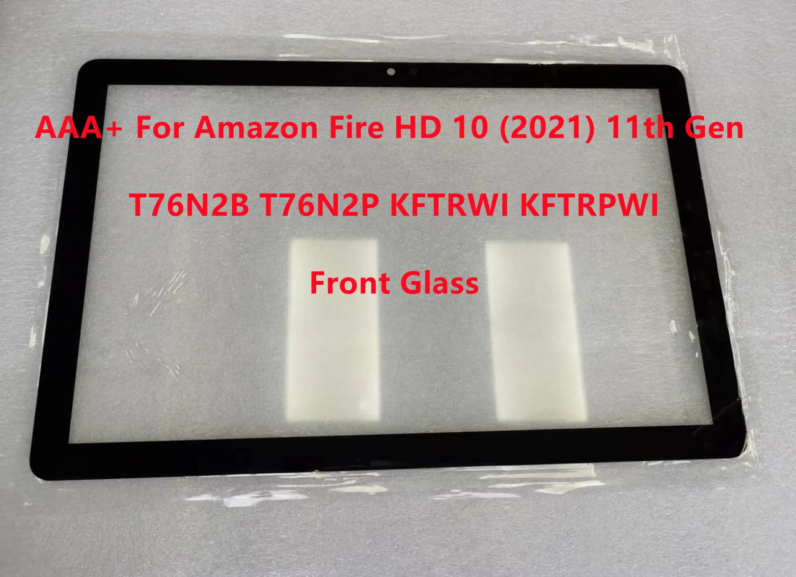 New Original For Amazon Fire HD10 HD 10 (2021) 11th Gen T76N2B T76N2P KFTRWI KFTRPWI Front Glass LCD Outer Panel + Laminated OCA