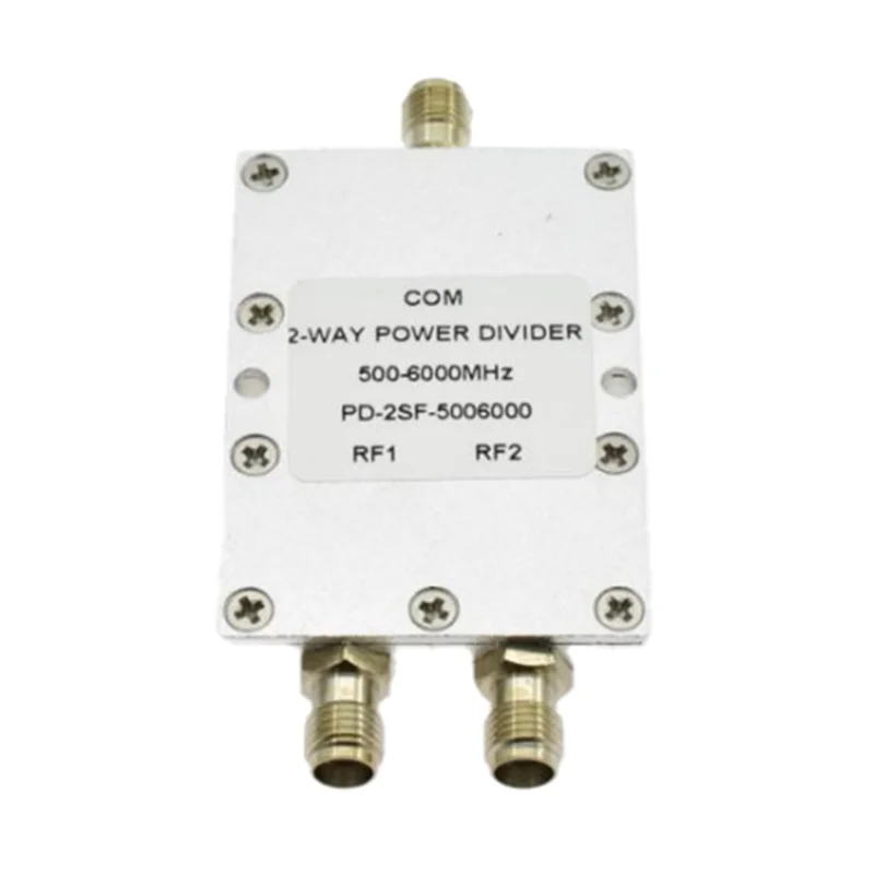 

【Electronic-Accessories】For SMA 0.5–6Ghz 30W RF Power Splitter 1/2 Impedance 50 Ohms For Radio Frequency