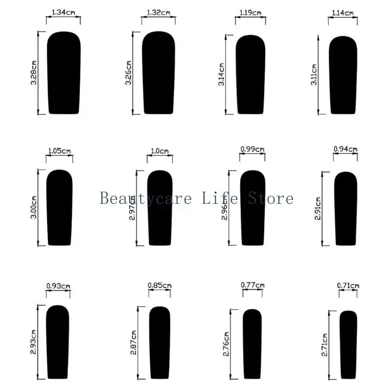 652C Coffin Press on Cats Eye Finino chiodo con luccichi disegni GUSE COPERCHI SULLA GLOSSA ACRILICA ACRILICA ALLOGI