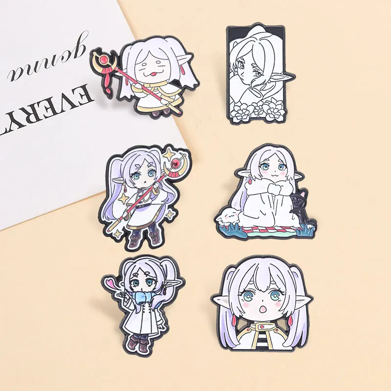 Niedliche Cartoon-Charaktere Emaille-Pins Berühmte Anime-Kunstwerke Broschen Modische Anstecknadeln Rucksack-Kleidungs-Schmuck Geschenk für Freunde – Detail 6