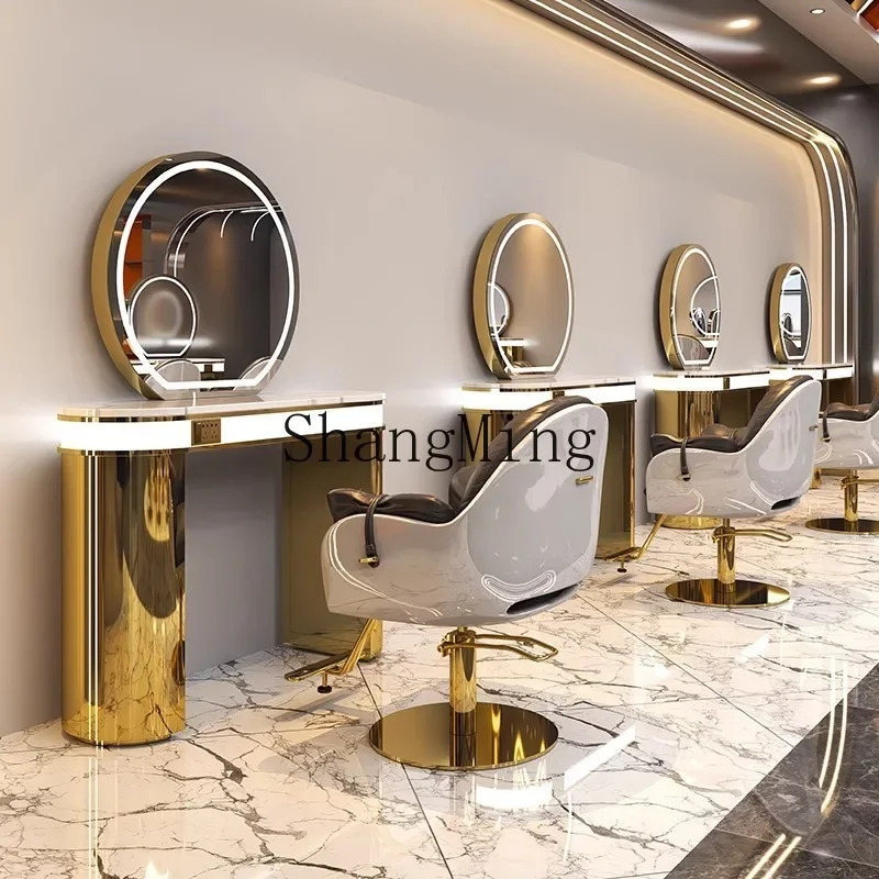 CLcabinet geïntegreerde kapsalon speciale kapsalon spiegel kapper spiegel tafel haar knipsalon spiegel