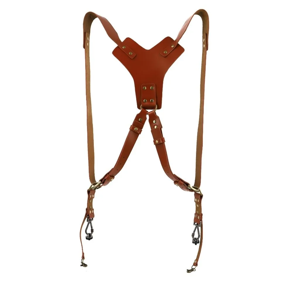 Vintage Camera Harness Universal Fit Comfortable Double Shoulder Strap Ergonomic Design Durable
