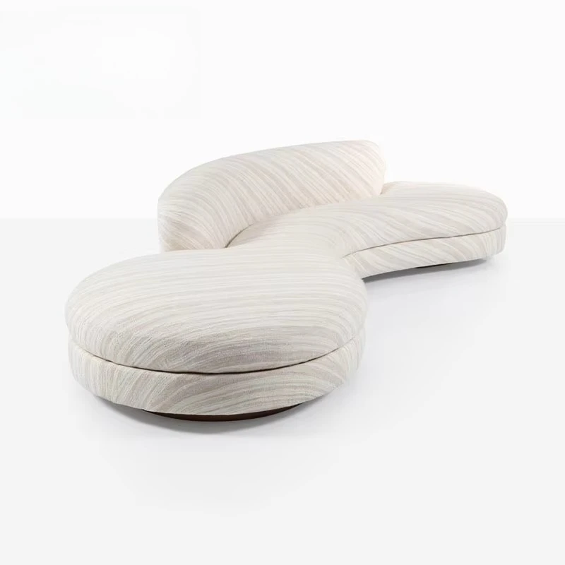 Italian simple fabric sofa set ash wood base sofa modern living room furniture recliner split sofa