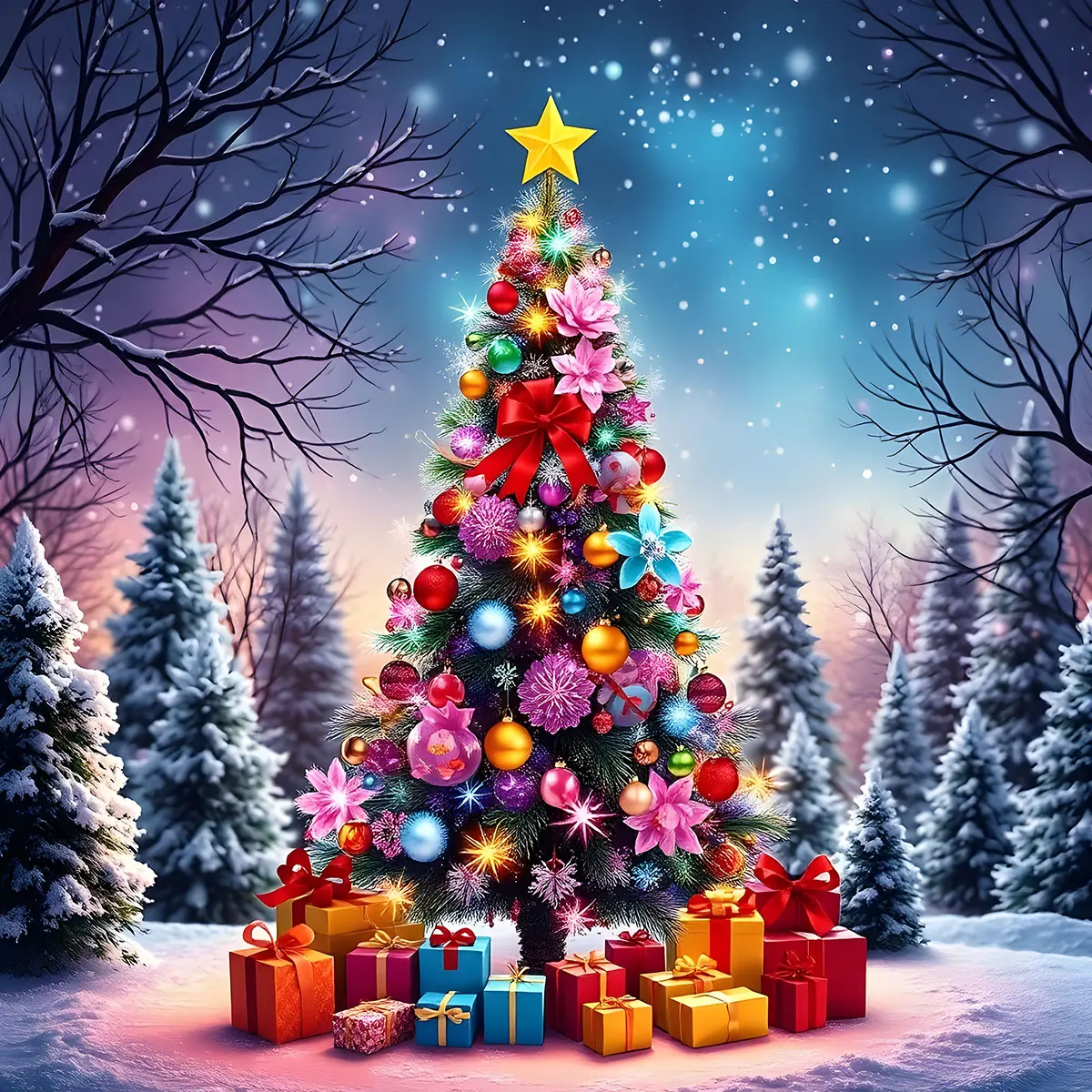1pc 2D Flat DIY By Number Kits Suitable for Christmas Tree Puzzle, Acrylic Numbered Paint by Numbers with Starlight, Frameless Wall Art for &, Holiday Decoration for Bedroom, Living Room, Office Craft Set