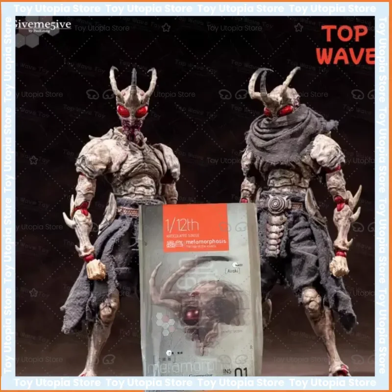

IN STOCK Original Giveme5ive Metamorphose The Rise of Insects Airoki 1/12 Action Model Figure for Collectors and Display