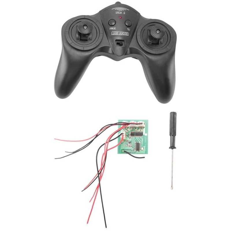 AS96-2X 6CH 2.4G Remote Controller Power Transmitter Receiver Radio System For DIY RC Boat Cars 50M Controlling