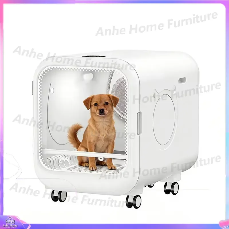 Silent Dog Hair Dryer for Pets Small Household Pet Drying Cabinet Automatic Pet Bath Drying Box Professional Animal Grooming