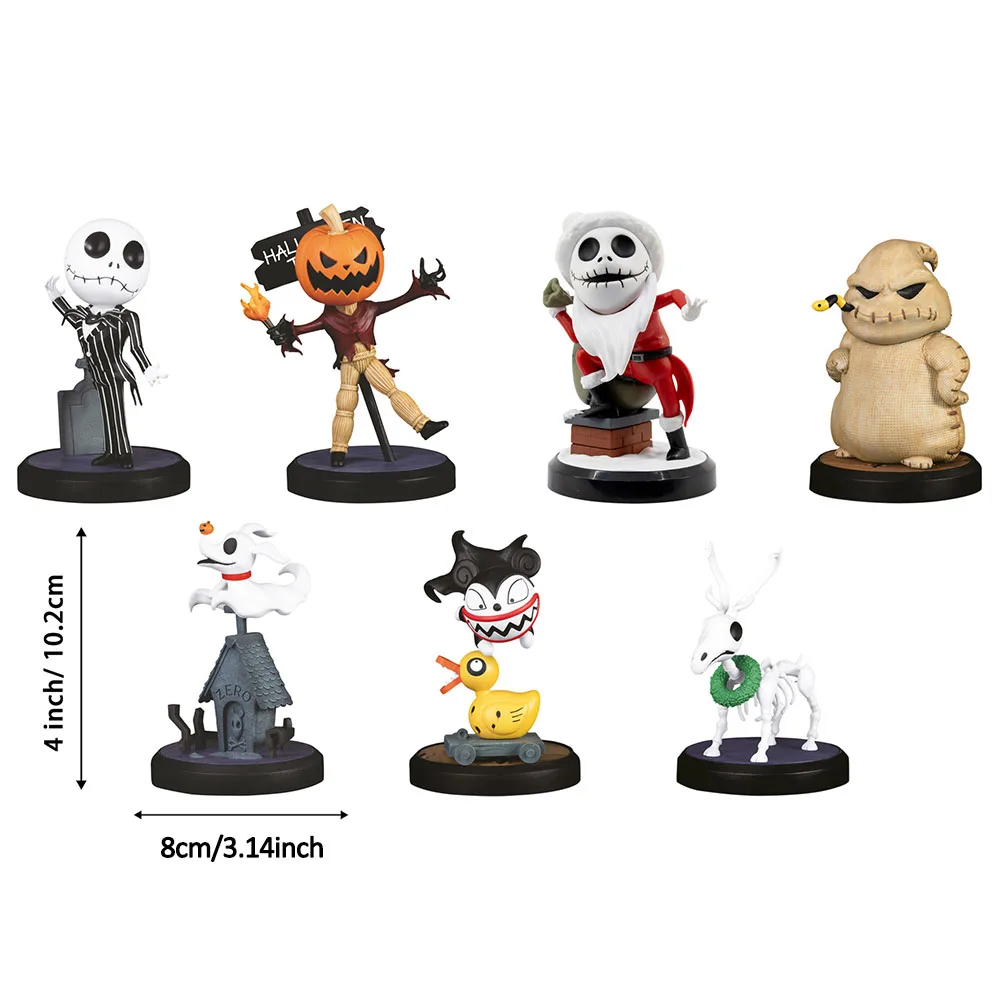 1 ชิ้น ของแท้ลิขสิทธิ์ดิสนีย์ กล่องสุ่ม The Nightmare Before Christmas ตัวละครแจ็ค ซีโร่ อูกี้ บูกี้ สำหรับงานปาร์ตี้ วันเกิด คริสต์มาส
