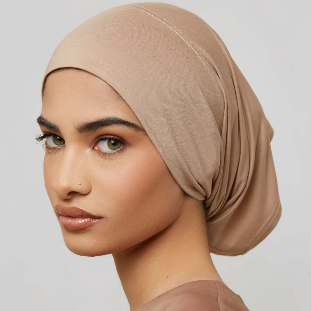 New Modal Mercerized Cotton Multi-Colored Sweatband Stretch Straight Cap