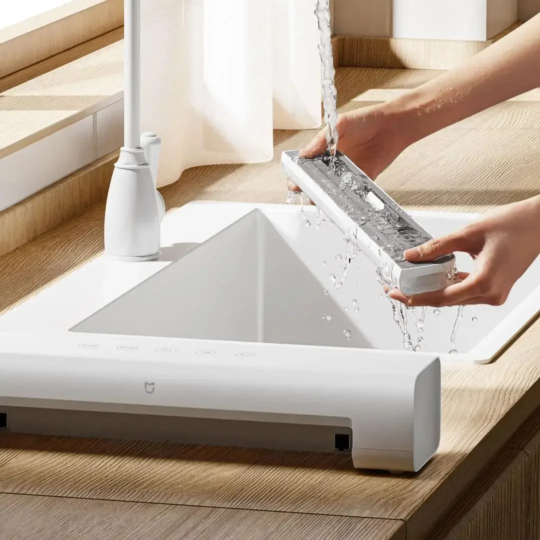 XIAOMI MIJIA Macchina per sottovuoto, aspirazione 70 kPa, modalità asciutto/umidità, 10 sacchetti sottovuoto con sistema di vuoto esterno, sigillatrici per alimenti sottovuoto