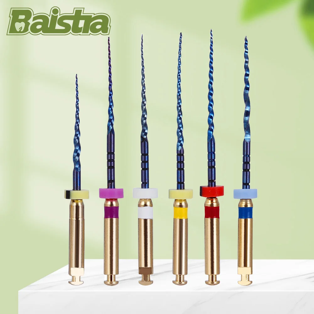 

6 Pcs/Box Dental Endodontic Files Endo Needle File Engine Use Dentist Heat Activated Type for Root Canal Treatment SX-F3 19/25mm