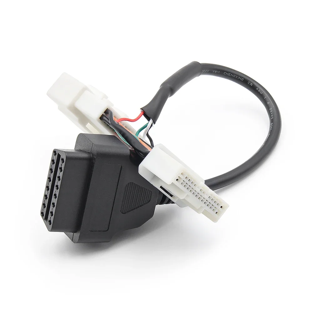 Cable macho hembra a 16 pines para Tesla Model 3 Y, herramientas de diagnóstico OBD 2 de 20 Y 26 Pines, conector OBD2 para Tesla Model Y adaptador automático